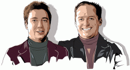 Die Gründer von JAJAH Roman Scharf und Daniel Mattes