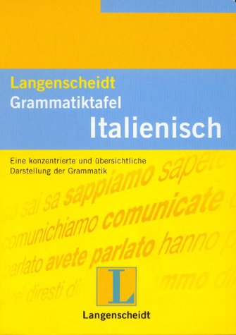 Langenscheidts Grammatiktafeln, Italienisch
