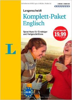 Langenscheidt Komplett-Paket Englisch - 3 Bücher mit 8 CDs: Der Sprachkurs für Einsteiger und Fortgeschrittene
