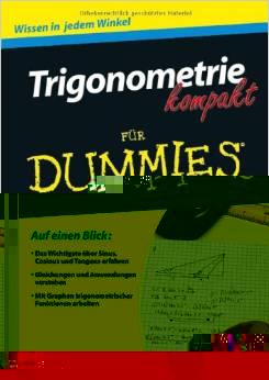 Trigonometrie kompakt für Dummies