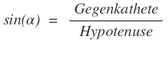 Sinus von Alpha